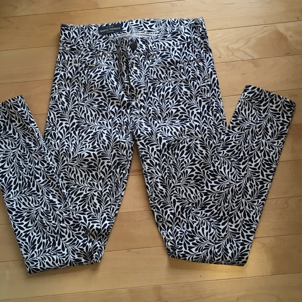 J. Crew black and white jeans